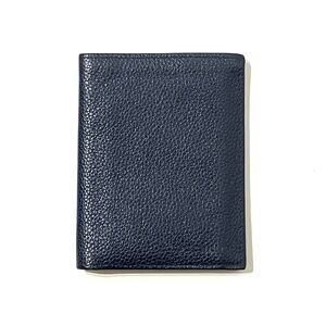Longchamp Le Foulonné Navy Leather Wallet